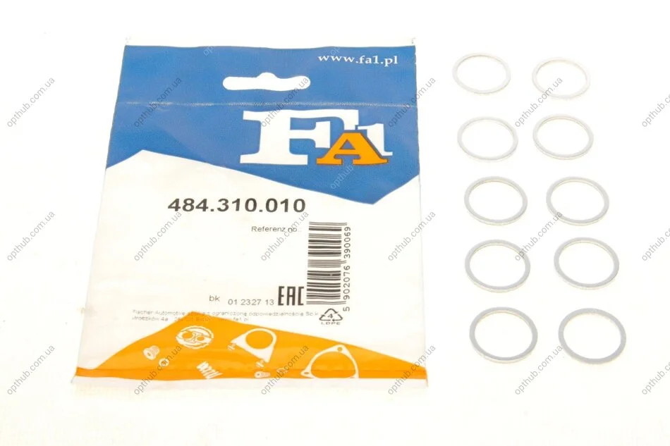 Прокладка пробки зливної піддона оливи FA1 Fischer Automotive One (FA1) 484.310.010 (фото 1)