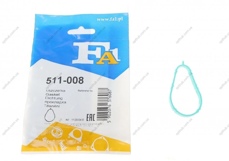Прокладка колектора впускного VW Passat 1.6/2.0i 96-05 FA1 (opt-om) Fischer Automotive One (FA1) 511-008 (фото 1)