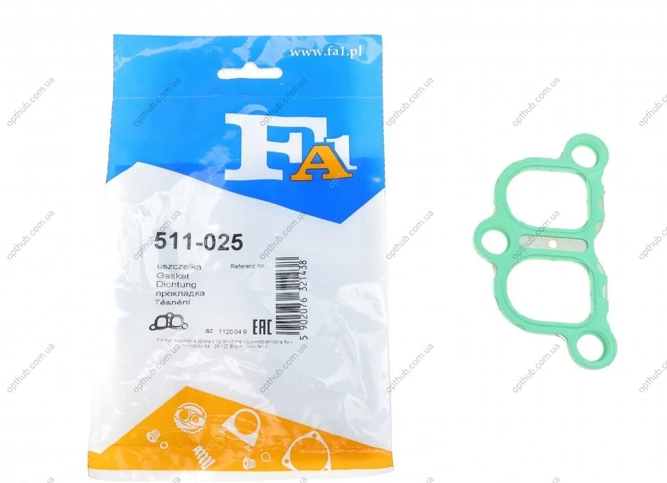 Прокладка впускного колектора VW T5 2,5TDI AXD/AXE/BAC/BLJ/BLK (CYL 2-3) (вир-во Fischer) Fischer Automotive One (FA1) 511-025 (фото 1)