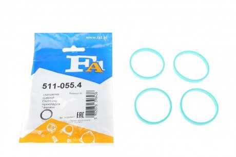 Комплект прокладок впускного коллектора 4шт VAG 1.4 16V/1.6 16V (Fischer) C.I.U Fischer Automotive One (FA1) 511-055.4