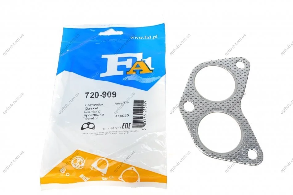 Уплотнительная прокладка глушителя Subaru Impreza/Legacy/Outback 89- FA1 (opt-om) Fischer Automotive One (FA1) 720-909 (фото 1)