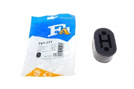 Гумка глушника Hyundai i30 1.4/1.6 CRDi 07-16/Mitsubishi Pajero 3.2 DI-D 00- FA1 (opt-om) Fischer Automotive One (FA1) 743-711
