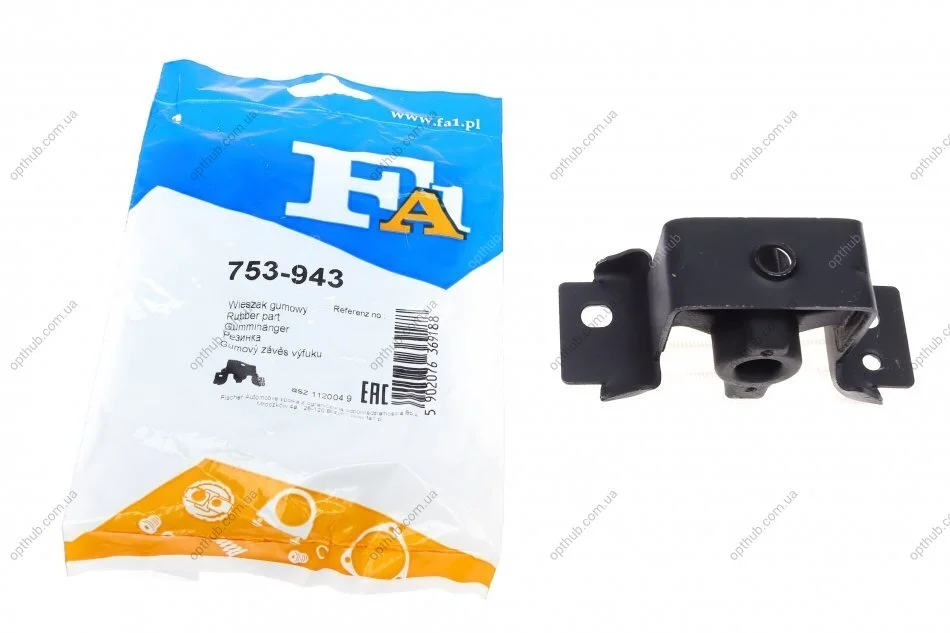 Кріплення гумометалеве NISSAN PATHF/NAVARA 2.5/3.0 DCI 05- -ua Fischer Automotive One (FA1) 753-943 (фото 1)