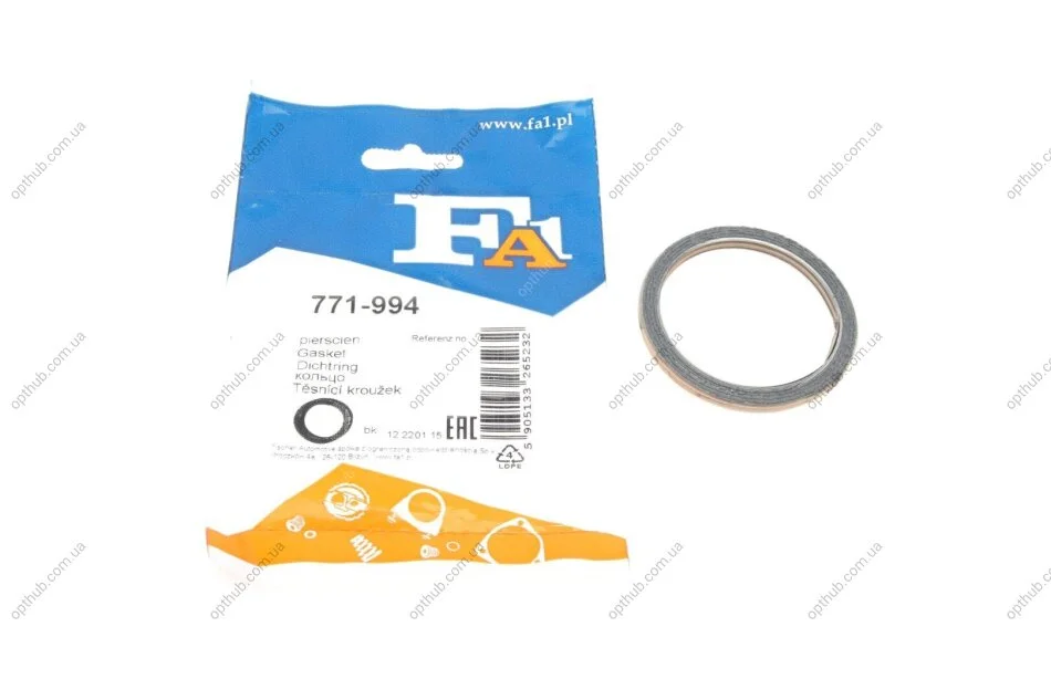 Кільце ущільнююче (вихлопної системи) Toyota Rav 4/Aversis 2.0i 94-01 (50x63x5.5) FA1 (opt-om) Fischer Automotive One (FA1) 771-994 (фото 1)