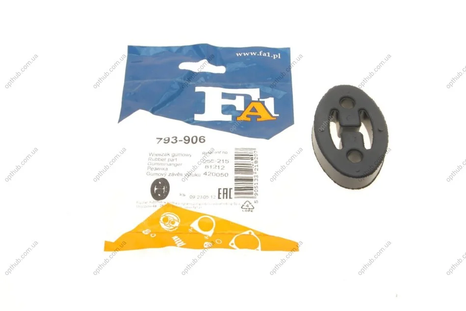 Резинка глушителя Honda Integra/Jazz II 85-08 FA1 (opt-om) Fischer Automotive One (FA1) 793-906 (фото 1)