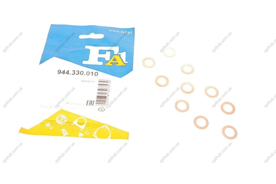 Прокладка трубки подачи масла к турбине MB OM611-612 (10x16) (к-кт 10 шт)) FA1 (opt-om) Fischer Automotive One (FA1) 944.330.010 (фото 1)