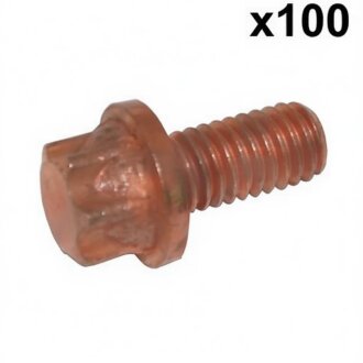 Болт з головкою системи TORX з чорного металу Fischer Automotive One (FA1) 982-T06-512.100