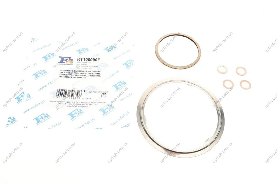 Комплект прокладок турбіни FA1 Fischer Automotive One (FA1) KT100090E (фото 1)