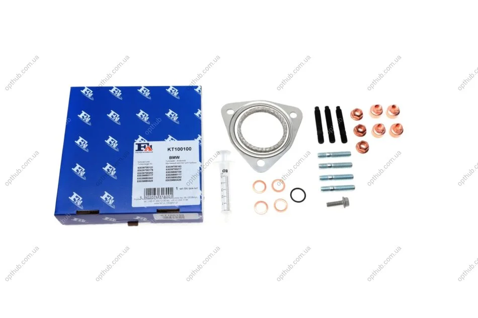 Комплект прокладок з різних матеріалів TURBO SET PEUGEOT 207 1.6 16V RC 128 KW 02/2007 - Fischer Automotive One (FA1) KT100100 (фото 1)