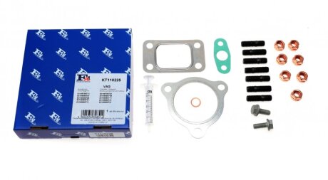 Комплект прокладок з різних матеріалів TURBO SET AUDI 100 2.5 TDI 85 KW 12/1990 - 07/1994 -ua Fischer Automotive One (FA1) KT110225
