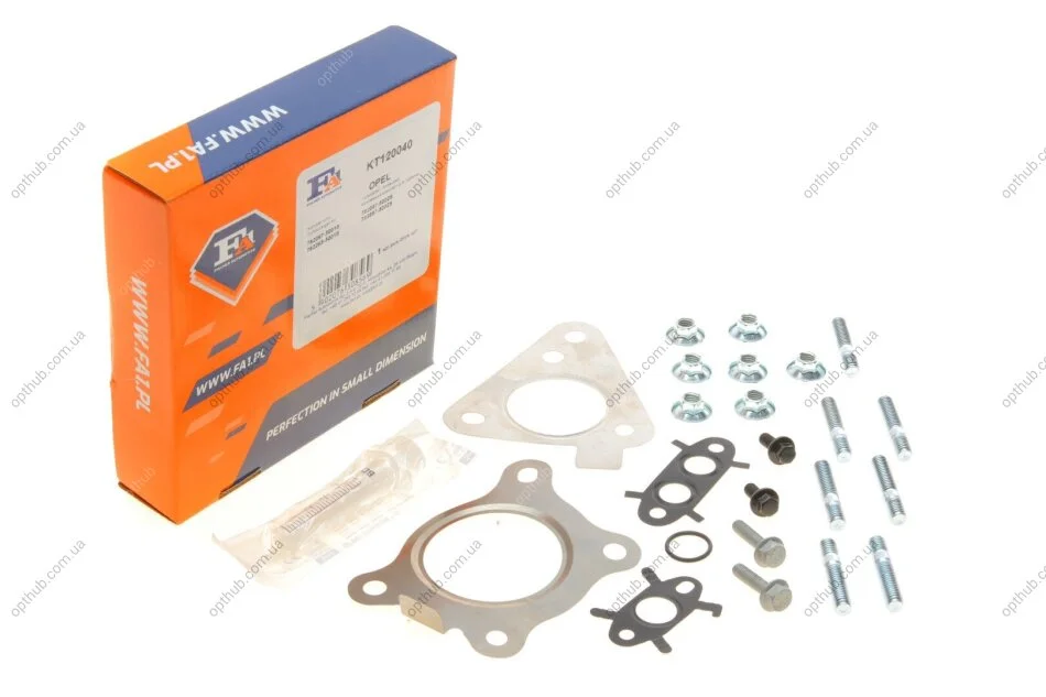 Комплект прокладок з різних матеріалів TURBO SET RENAULT MASTER II 2.5 DCI 74 KW 08/2006 - -ua Fischer Automotive One (FA1) KT120040 (фото 1)