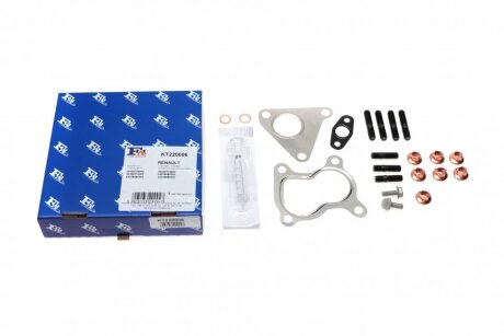 Монтажний комплект, компресор турбонаддува OPEL/RENAULT 1.5DCI K9K700-01-(Fisher) Fischer Automotive One (FA1) KT220006