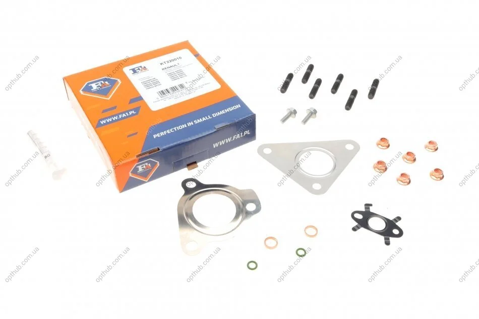 Комплект прокладок з різних матеріалів TURBO SET RENAULT MEGANE II 1.9 DCI 66 KW 11/2002 - 02/2008 -ua Fischer Automotive One (FA1) KT220010 (фото 1)