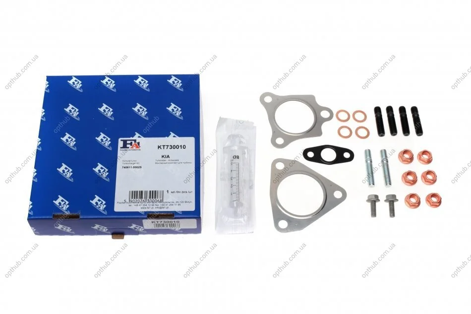 Комплект прокладок з різних матеріалів TURBO SET HYUNDAI ACCENT III 1.5 CRDI GLS 81 KW 11/2005 - 11/2 -ua Fischer Automotive One (FA1) KT730010 (фото 1)
