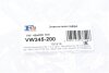 Гофротруба вихлопної системи ГОФРА 45X200 ММ 45.5 X 203.2 ММ INTERLOCK -ua Fischer Automotive One (FA1) VW345-200 (фото 2)