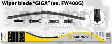 Щітка склоочисника (450 аеро)) Flennor FW450G