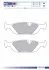 Колодки тормозные дисковые задние BMW 3 SERIES (E30) 82-91, 3 SERIES (E30) TOURING 91-94, 5 SERIES (E28 FOMAR FO 438181 (фото 1)