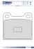 Колодки тормозные дисковые передние AUDI -84 FOMAR FO 460888 (фото 1)