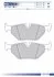 Колодки тормозные дисковые задние BMW 5(E34) 88-95,7 (E32) 3.0I, 3.5I, 4.0I, 5.0I 10.88-03.94, Z3 3.2I FOMAR FO 476581 (фото 1)