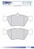 Колодки тормозные дисковые передние OPEL OMEGA B 94-,VECTRA A 92-95,CALIBRA 90-95,SAAB 900 93- FOMAR FO 625781 (фото 1)