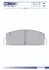 Колодки тормозные дисковые задние MAZDA 323 626 MAZDA6 97- FOMAR FO 680181 (фото 1)