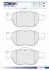 Колодки гальмівні дискові ПЕРЕДН RENAULT LAGUNA II 1.6I 16V,1.8 16V, 1.9 DTI,DCI, 2.0, 2.0 16V, 2.2 -ua FOMAR FO 897081 (фото 1)
