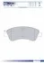 Колодки тормозные дисковые передние CITROEN BERLINGO 97-. XSARA 96-. PEUGEOT 206 99-. 307 00-. PARTNER FOMAR FO 906181 (фото 1)