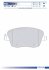 Колодки гальмівні дискові ПЕРЕДН SKODA FABIA ROOMSTER06-,VW POLO 01-,SEAT CORDOBA 02- -ua FOMAR FO 908081 (фото 1)