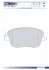 Колодки гальмівні дискові ПЕРЕДН SKODA FABIA ROOMSTER06-,VW POLO 01-,SEAT CORDOBA 02- -ua FOMAR FO 908081 (фото 1)