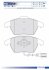 Колодки гальмівні дискові ПЕРЕДН SKODA OCTAVIA 04-13. SUPERB 08-15. VW GOLF 03-13. JETTA 05-. PASSAT FOMAR FO 912981 (фото 1)