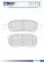 Колодки тормозные дисковые задние MITSUBISHI OUTLANDER 2.0 2.4 4WD 03-, LANCER 1.3-2.0 03-;DODGE CALIBE FOMAR FO 921781 (фото 1)