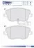 Колодки гальмівні дискові ПЕРЕДН SKODA ROOMSTER 06-, FABIA 07- -ua FOMAR FO 922881 (фото 1)