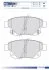 Колодки тормозные дисковые задние FORD TRANSIT 2.2-3.2 06- FOMAR FO 925281 (фото 1)