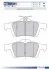 Колодки гальмівні дискові ЗАДН FORD FOCUS C-MAX 03-07,FOCUS II 04-;MAZDA 3 03-, 5 05-;VOLVO C30 06-, FOMAR FO 926381 (фото 1)