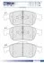 Колодки гальмівні дискові ПЕРЕДН DACIA DUSTER 1.5 1.6 2010-,RENAULT FLUENCE 2010-,GRAND SCENIC III 0 -ua FOMAR FO 931481 (фото 1)