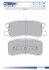 Колодки гальмівні дискові ЗАДН CITROEN C-CROSSER 07-,MITSUBISHI GRANDIS 04-,OUTLANDER 07-,PEUGEOT 40 -ua FOMAR FO 931681 (фото 1)