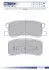 Колодки гальмівні дискові ЗАДН CITROEN C-CROSSER 07-,MITSUBISHI GRANDIS 04-,OUTLANDER 07-,PEUGEOT 40 -ua FOMAR FO 931681 (фото 1)