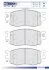 Колодки гальмівні дискові ПЕРЕДН HYUNDAI ACCENT 1.4-1.6 05-,KIA CEED 1.4-2.0 07-,RIO II 1.4-1.6 05- -ua FOMAR FO 932681 (фото 1)