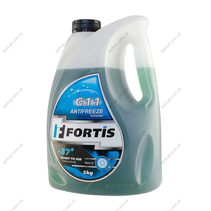 Антифриз готовий до використання Fortis G11 Blue -37° (синій) 5кг Fortis 0028955 (фото 1)