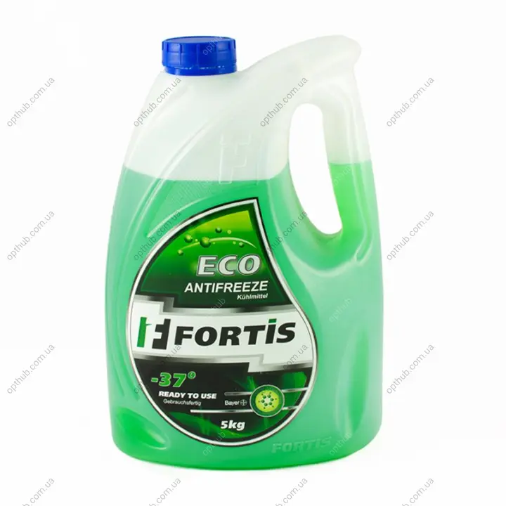 Антифриз готовий до використання Fortis ECO Green -37° (зелений) 5кг Fortis 0028957 (фото 1)