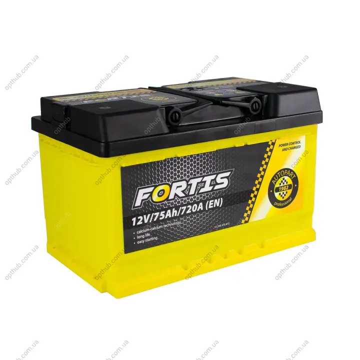 75 Ah/12V FORTIS sb_низький (0) Euro Fortis FRT75-00L (фото 1)