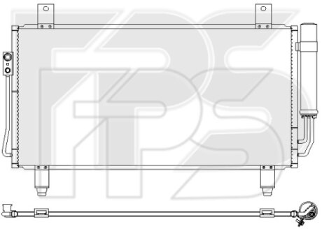 Радіатор кондиціонера FPS FP48K162