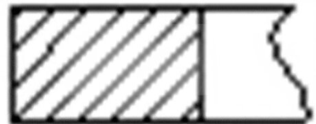 Кільця поршневі (1CYL) PSA 82.2 (2/2/3) 1.9D WJY(DW8/DW8B) 98- -ua FRECCIA FR10-114200