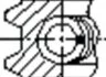 Кільця поршневі (1CYL) FIAT/ALFA/LANCIA/OPEL/PSA 69.6 (1.5/1.5/2) 1.3JTD/CDTI EURO 5 199A3/199B1/1 FRECCIA FR10-201900 (фото 3)