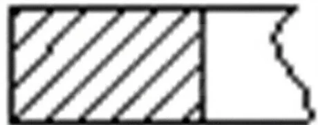 Кільця поршневі (1CYL) FIAT/ALFA/LANCIA/OPEL/PSA 69.6 (1.5/1.5/2) 1.3JTD/CDTI EURO 5 199A3/199B1/1 FRECCIA FR10-201900