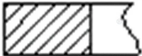 Кільця поршневі FRECCIA FR10-208700