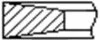 Кольца поршневые (1CYL) IVECO 94.4 (2.5/2/2.5) 8140.23/8140.43 FRECCIA FR10-209100 (фото 1)