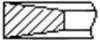 Кільця поршневі (1CYL) IVECO 94.4 (3/2/2.5) 2.8TD 8140.23/8140.63 -ua FRECCIA FR10-209200 (фото 1)
