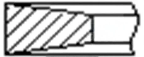 Кільця поршневі (1CYL) IVECO 94.4 (3/2/2.5) 2.8TD 8140.23/8140.63 -ua FRECCIA FR10-209200
