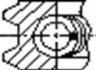 Кільця поршневі (1CYL) FORD 71.9 (1.2/1.5/2.5) 1.25 ZH12 ZETEC DHA/DHB/DHC/DHD/DHE/DHF/DHG -ua FRECCIA FR10-214700 (фото 3)